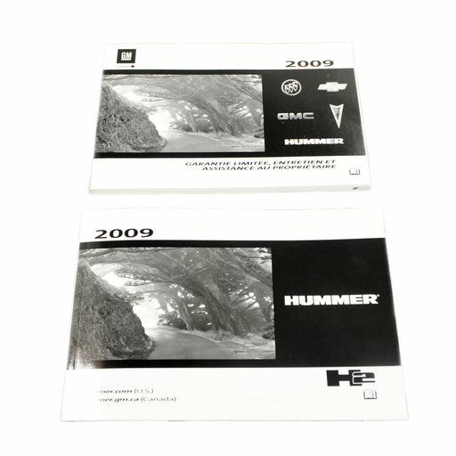 Canadian Owner's Manual 2009 Hummer H2 15952372-1