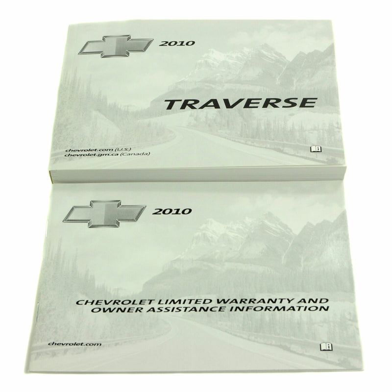 Owner's Manual & Warranty Book 2010 Chevy Traverse 25851637-1