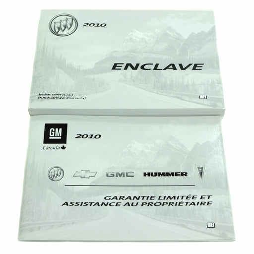 Canadian Owner's Manual & Warranty Book 2010 Buick Enclave 25851636-1