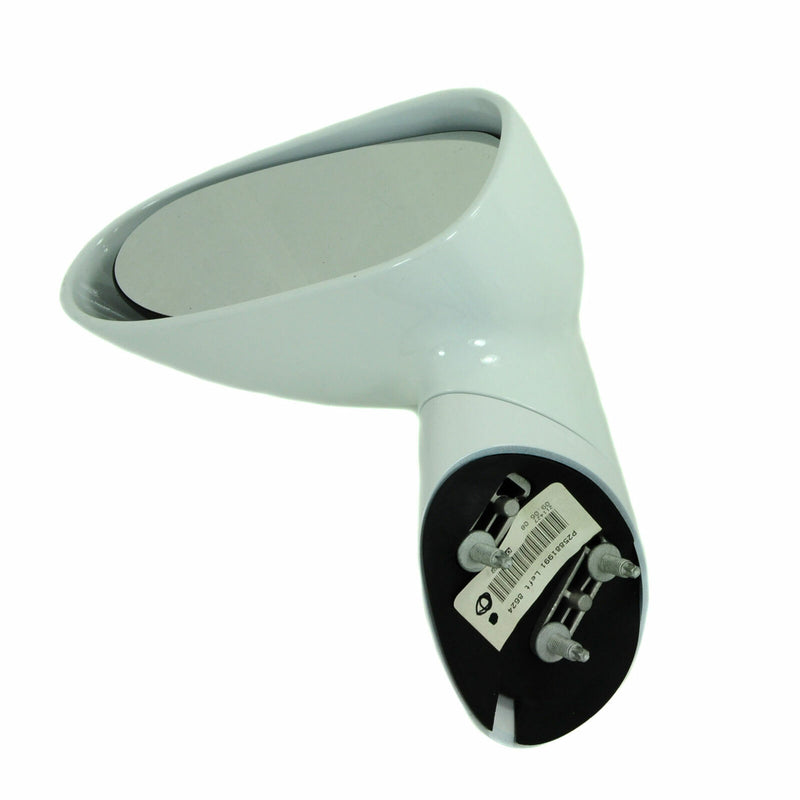 White Manual LH Left Side View Mirror 2006-09 Pontiac Solstice 25881991 25881999-1