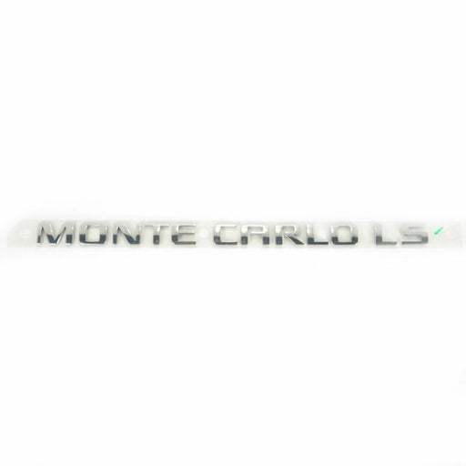 Chrome Emblem Decal Logo 11.5 Inch By 0.75 Inch Monte Carlo LS 15885698-1