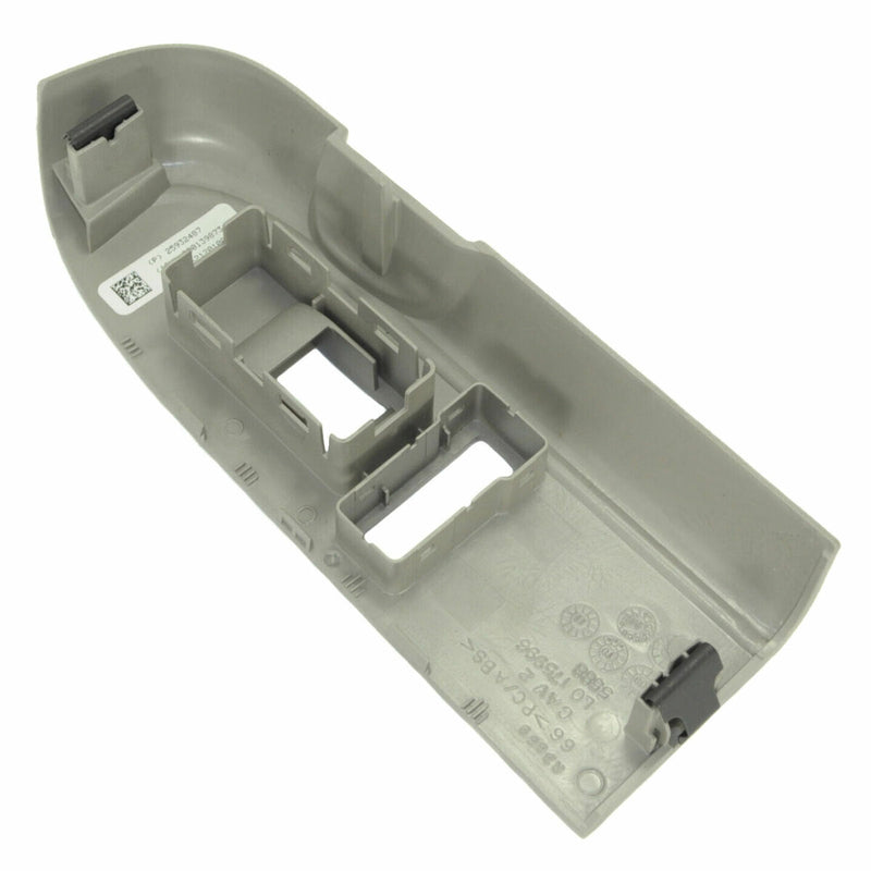 Window Switch Bezel RH Front Silver & Titanium 10-12 Silverado Sierra 25932487-2