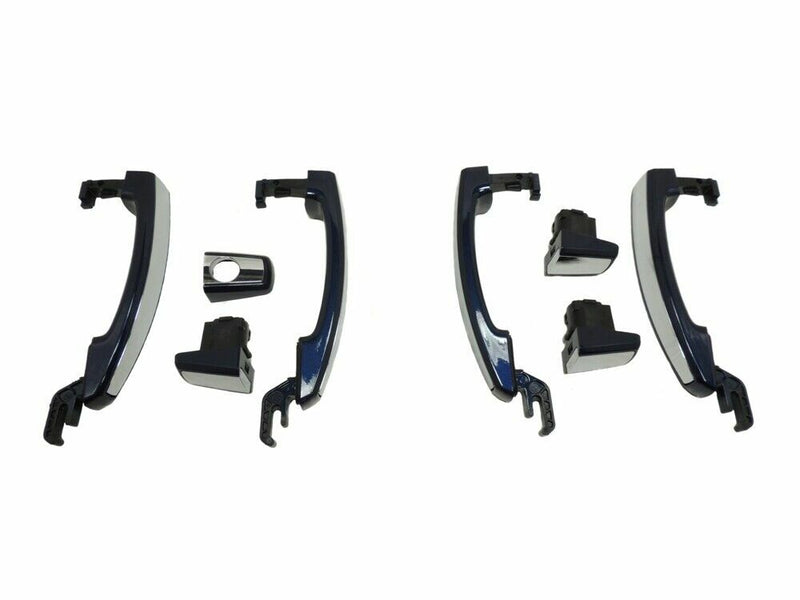Door Handle & Cap 4 Pc Set Imperial Blue w/Chrome 2011-15 Chevy Cruze 20919354-2