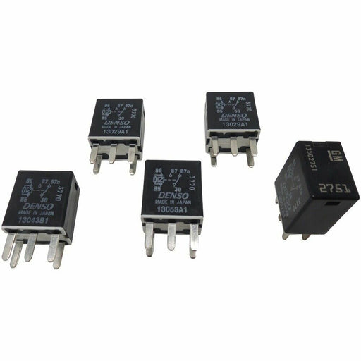 OEM GM 5 Pin Relays 5-Pack 5-Terminal Main D1780C Denso 19116058 13502751-1