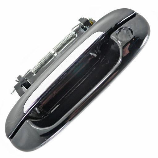 Door Handle Left Front Black 41U w/Chrome 2008-11 Cadillac DTS 20857765-1