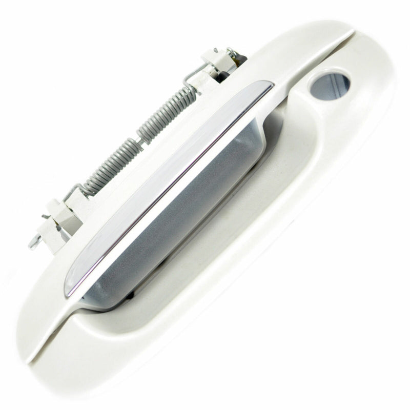 Door Handle Left Front White Diamond 98U w/Chrome 2008-11 Cadillac DTS 20857765-1