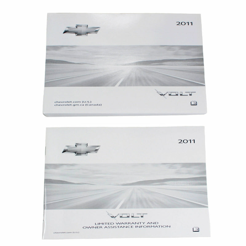 Owner's Manual Portfolio & Warranty Booklet 2011 Chevy Volt 20819511 20819514-1