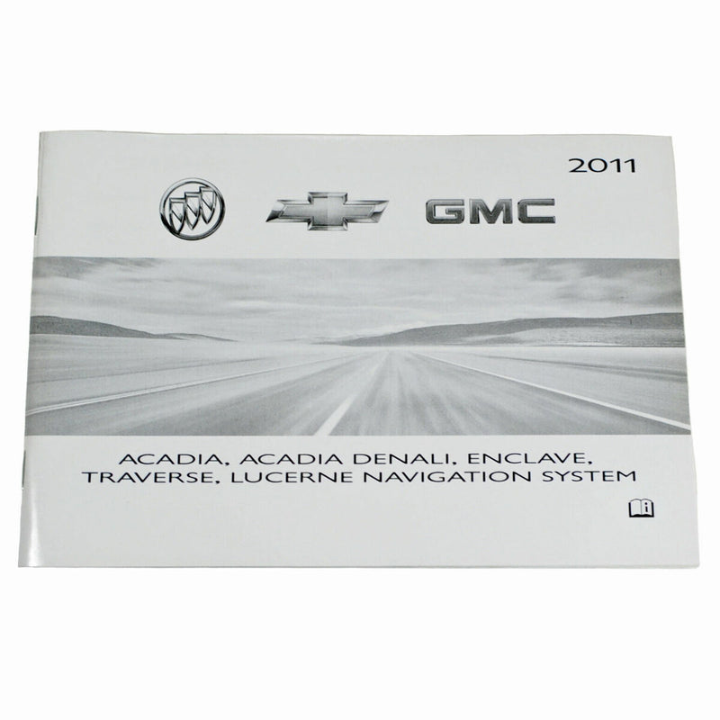 Nav Navigation System Manual 2011 Acadia Enclave Lucerne Traverse 25986869-1