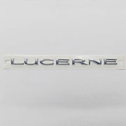 Front Side Door Lucerne Name Plate w/Adhesive Back 2006-11 Buick 25759432-1
