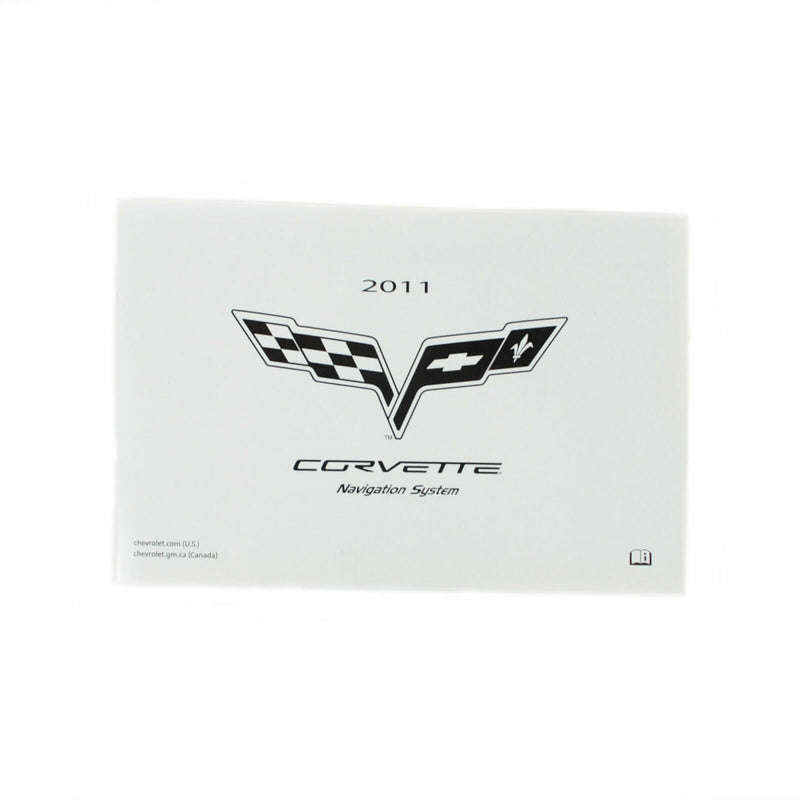 Navigation Nav Manual US & Canada 2011 Chevy Corvette 20955275-1