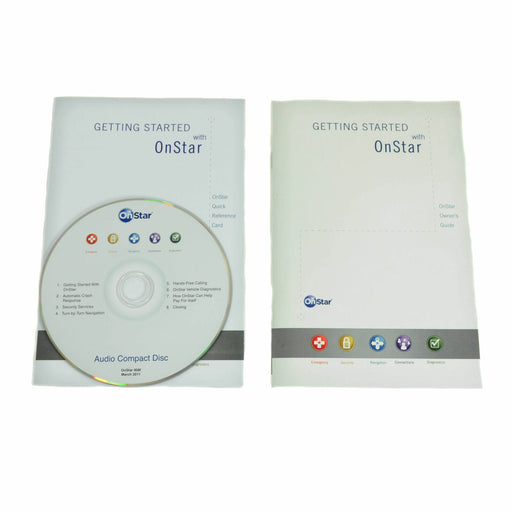 Onstar Intro Package w/Disc & Manual English Buick Cadillac Chevy GMC 25945307