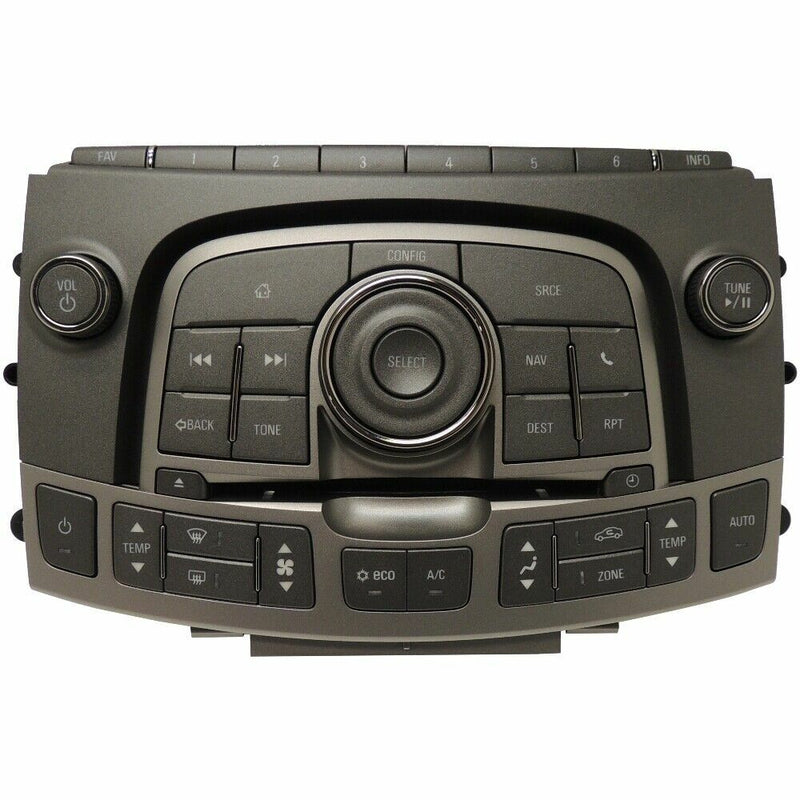 Navigation & HVAC Control Panel Assembly 2013 Buick LaCrosse 22849144-1