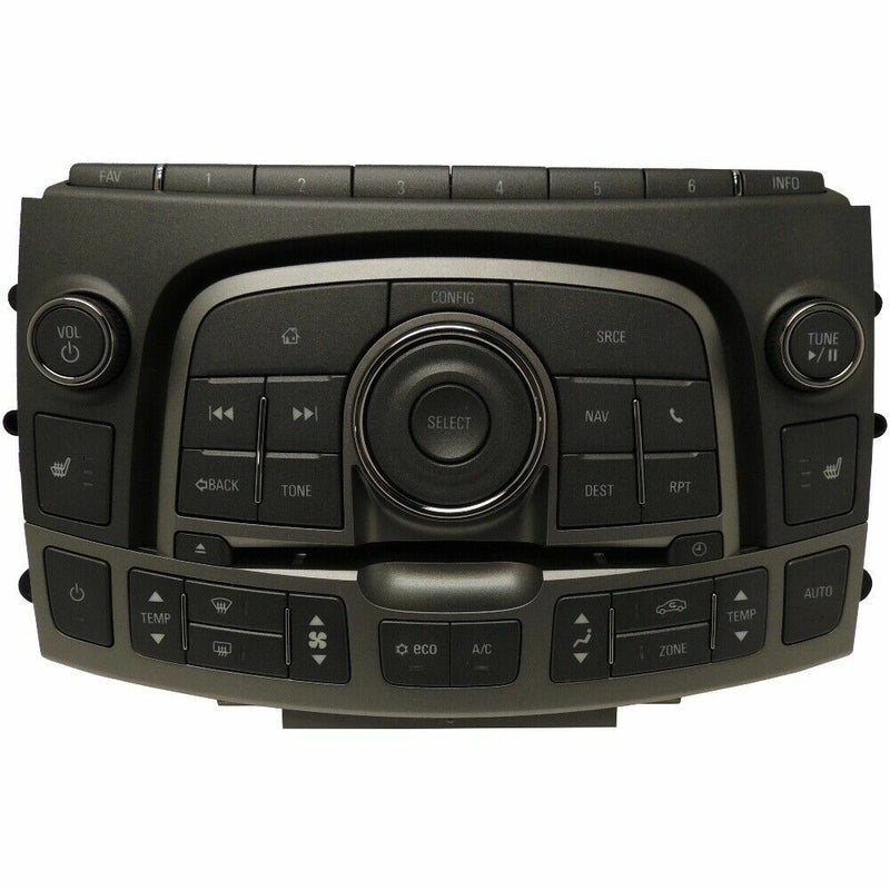 Navigation & HVAC Control Panel Assembly 2013 Buick LaCrosse 2.4L 22849145-1