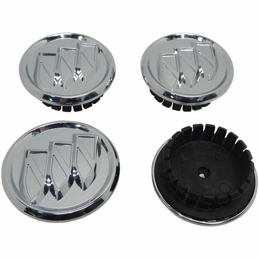 Set of 4 Buick Chrome Center Caps 2.5 IN LaCrosse Regal Lucerne 9595157 9594955-1