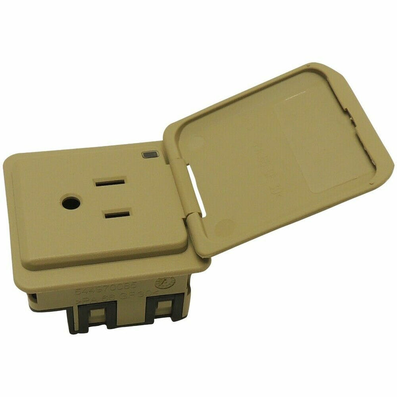 Center Console 120V Power Receptacle Cashmere 2010-13 Buick LaCrosse 20919909-2