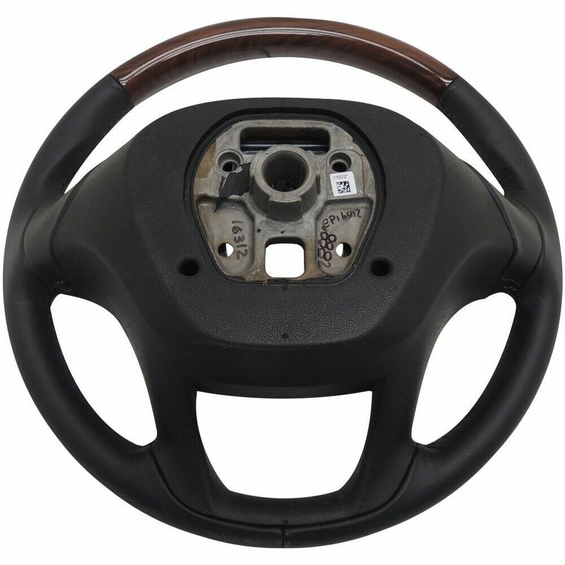 Steering Wheel Base Black Leather w/Woodgrain 2012-13 Buick LaCrosse 22846344-2