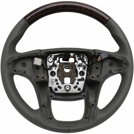 Steering Wheel Base Gray Leather w/Woodgrain 2012-13 Buick LaCrosse 22846345-1