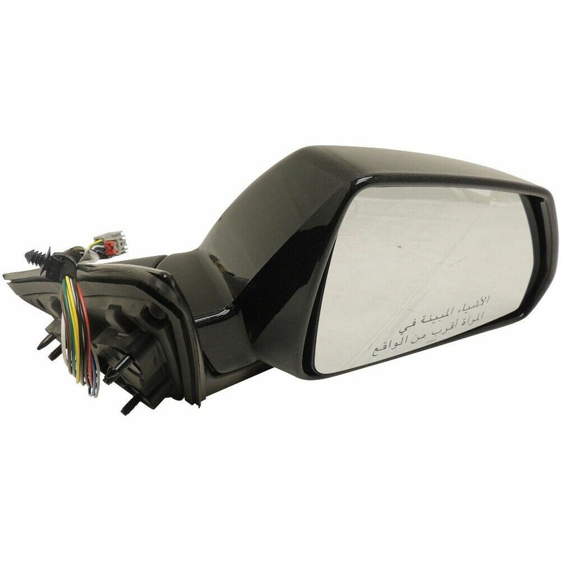 Side View Mirror RH Arabic Text Black Diamond 2008-14 CTS Sedan/Wagon 25828074-2