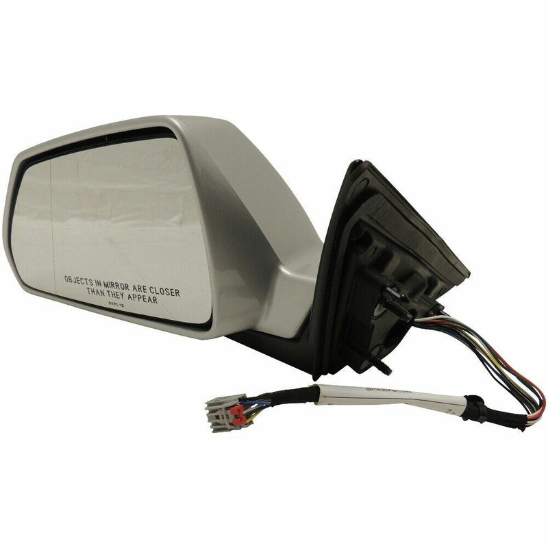 Side View Mirror LH Switchblade Silver 2008-14 Cadillac CTS Sedan/Wagon 25828072-2