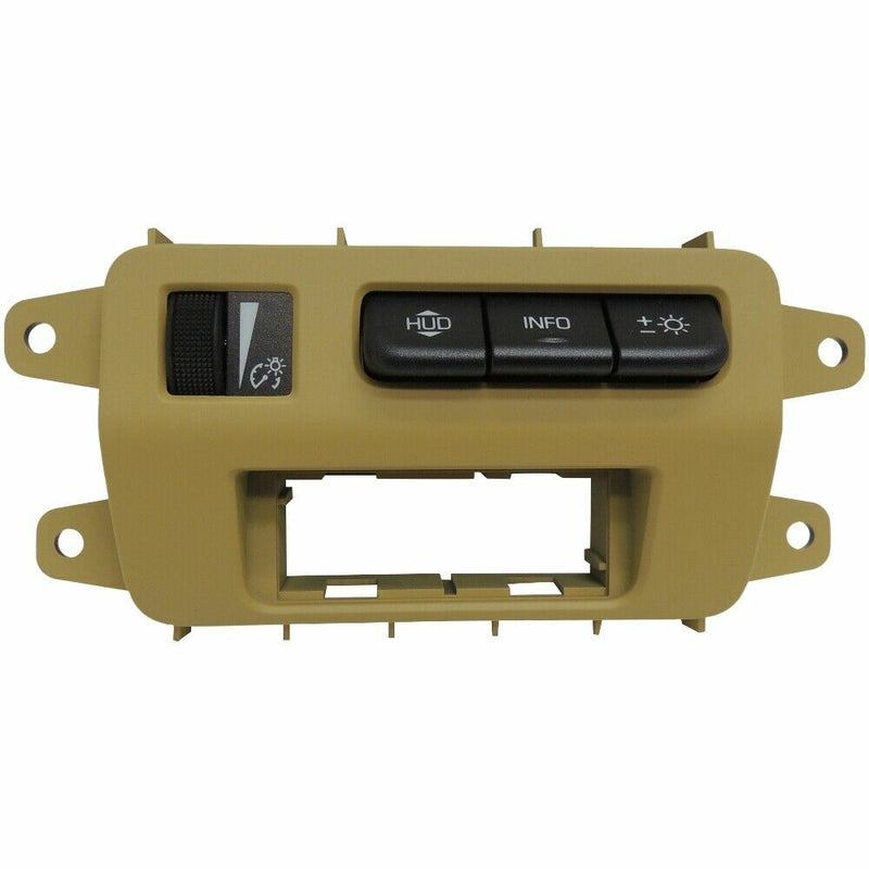 New OEM GM Multi-Function Switch w/Tan Bezel 2013 Cadillac ATS 22846927-1