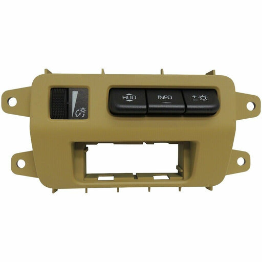 New OEM GM Multi-Function Switch w/Tan Bezel 2013 Cadillac ATS 22846927-1
