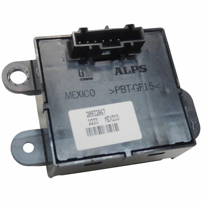 Overhead Console Sunroof Switch OEM GM 2013-17 Cadillac ATS 22972741-2