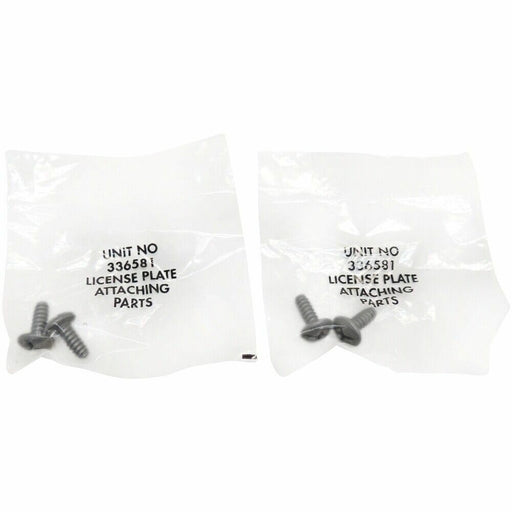 License Plate Attaching Bolts/Screws-4 Piece Pack 2 Packs of 2 336581-1