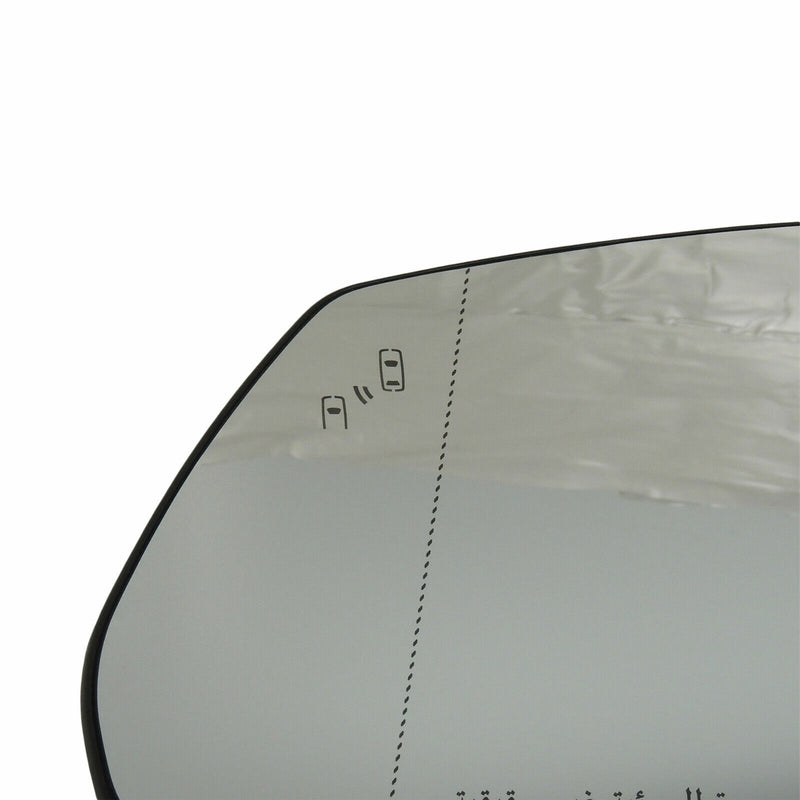 Outside Rearview Mirror Glass Arabic Text LH 2012-14 Cadillac CTS Coupe 22814957-3