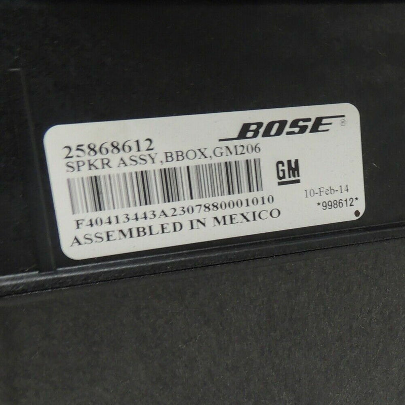 Compact Woofer Speaker OEM GM 2010-14 Cadillac CTS Wagon 25868612-3