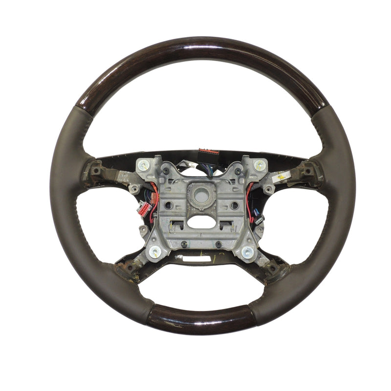 New OEM Steering Wheel Cocoa Leather With Woodgrain 2013-16 GMC Acadia 22833218-1