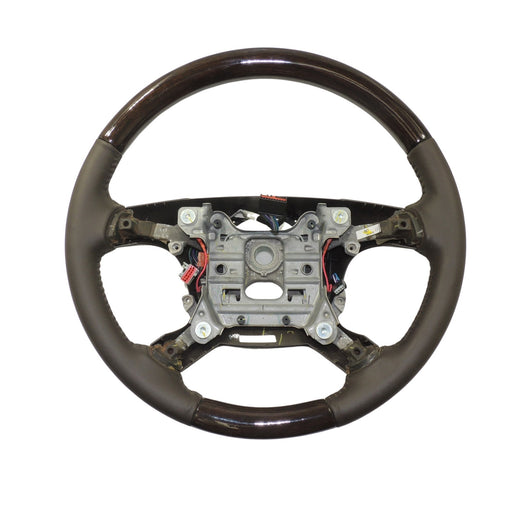 New OEM Steering Wheel Cocoa Leather With Woodgrain 2013-16 GMC Acadia 22833218-1