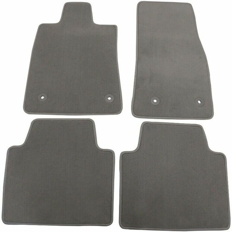 Medium Titanium 4 Pc Carpet Floor Mat Set w/o Logo 2014-15 CTS Sedan 22953092-1