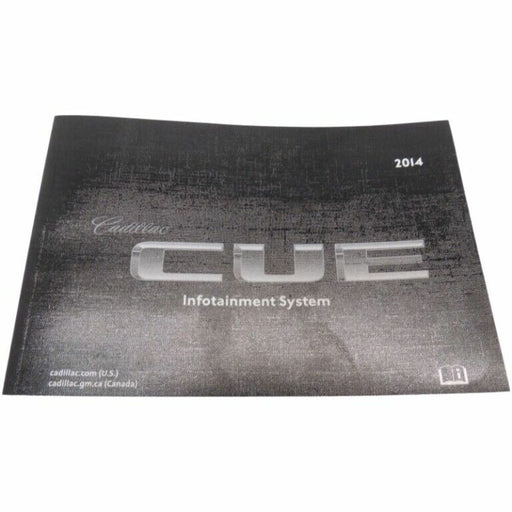 Cadillac Cue Infotainment/Navigation System Manual for U.S. & Canada 23127537