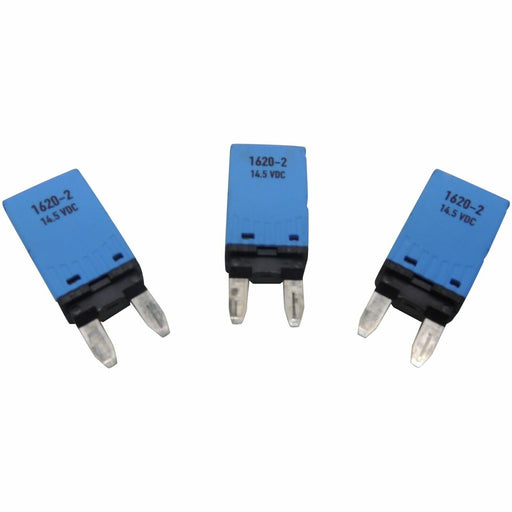 3-Pack of E-T-A 1620-2 Automotive Circuit Breakers 14.5 VDC 15 Amp-1
