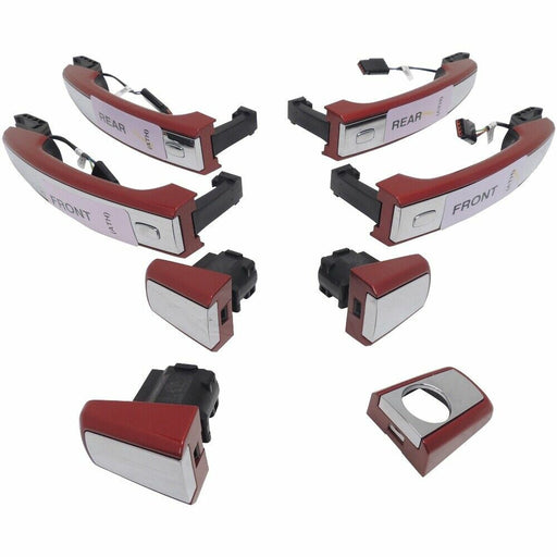 Regal Cruze Malibu Crystal Red w/Chrome 4 PC Door Handle Kit 13577716 13577718-1