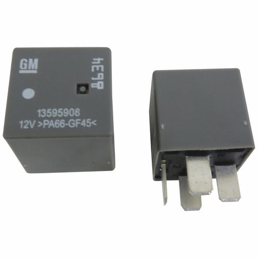 Automotive Electrical Relay 2-Pack 12V 4-Pin OEM GM 13595908-1