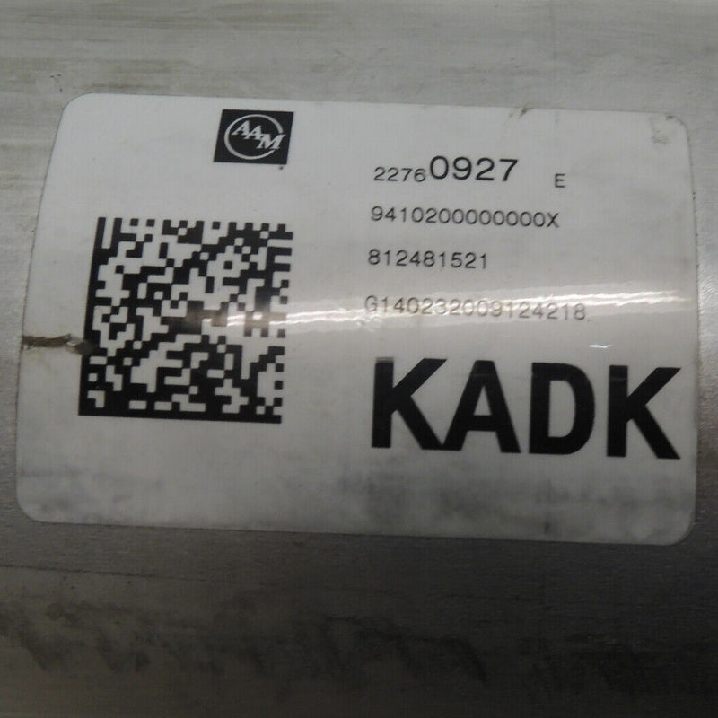 Prop Shaft Code KADK 2015-18 Chevy Tahoe GMC Yukon 2WD Only 22760927-4