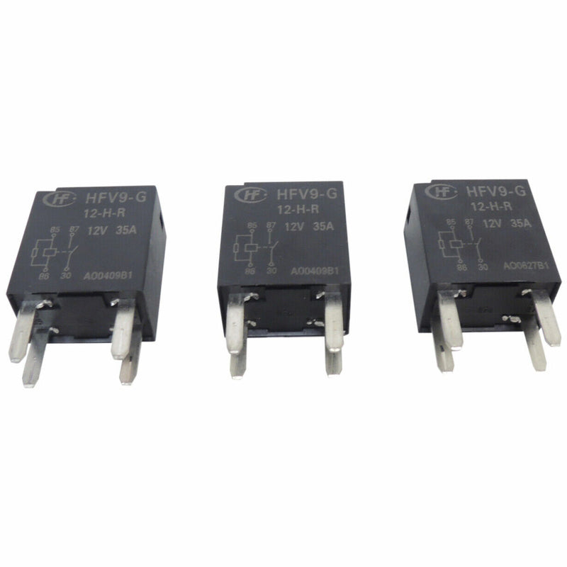 New OEM GM Relay 3-Pack 4-Terminal Main 4 Pin D1786C HFV9-G 12-H-R 19116057-1