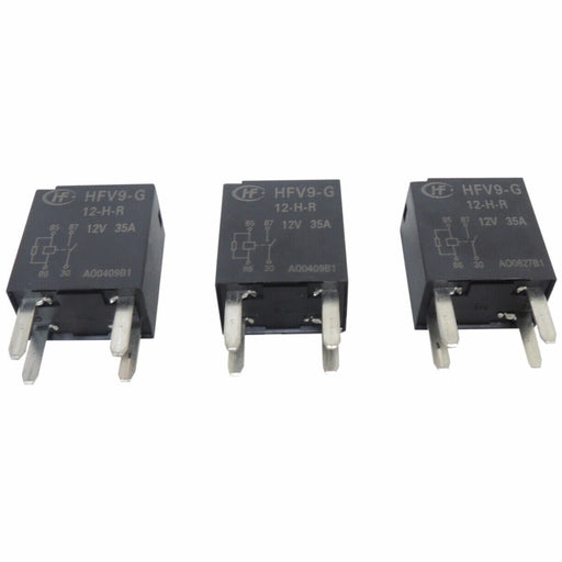 New OEM GM Relay 3-Pack 4-Terminal Main 4 Pin D1786C HFV9-G 12-H-R 19116057-1