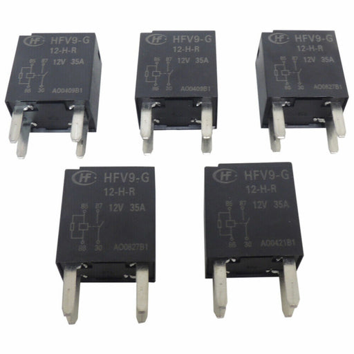 New OEM GM Relay 5-Pack 4-Terminal Main 4 Pin D1786C HFV9-G 12-H-R 19116057-1
