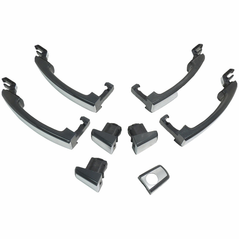 Four Piece Door Handle Set Ashen Gray w/Matte Inserts 2016 Sonic Dusk Edition-1