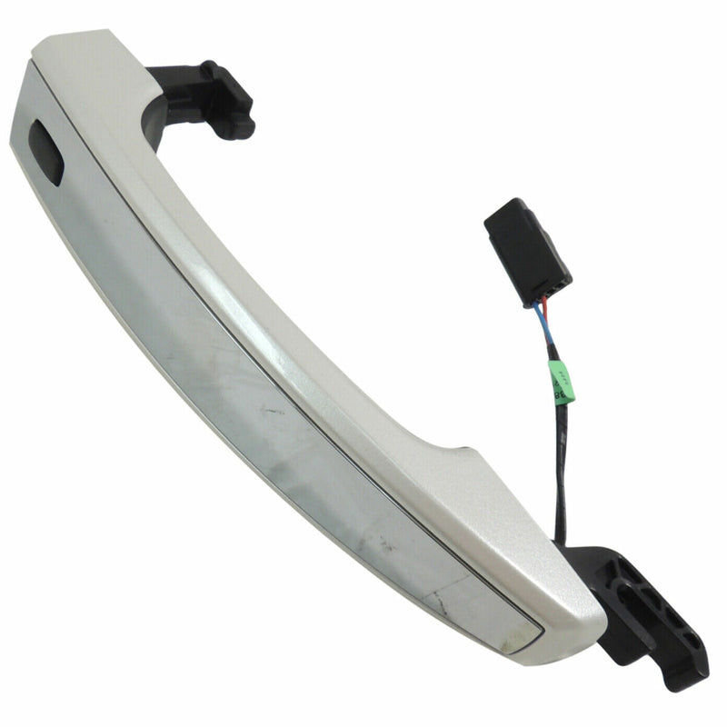 OEM GM Exterior Door Handle Rear Painted White Diamond w/Chrome Insert 13596145-1