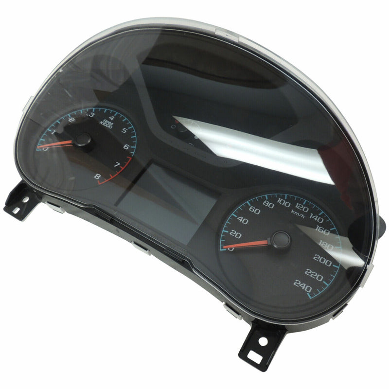 Instrument Cluster Speedometer Blue Dial Trim KPH 2015 Chevy Colorado 23231648-2