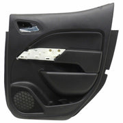 Interior Door Trim Panel Rear Right Black 2015-16 Chevy Colorado 23347067-1