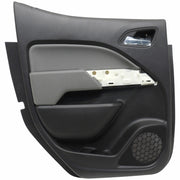 Interior Door Trim Panel Rear LH Black w/Gray 2015-18 Chevy Colorado 23347070-1