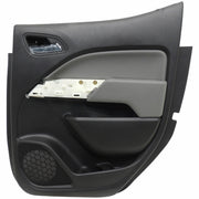 Interior Door Trim Panel Rear Right Black w/Gray 2015-18 Chevy Colorado 23347071-1
