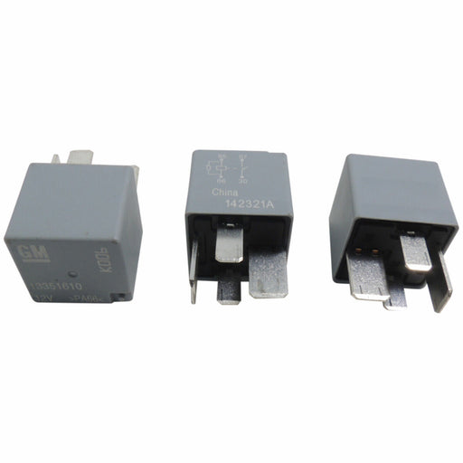 New OEM GM Relays 3-Pack Main Universal 4-Terminal Relay 13351610-1
