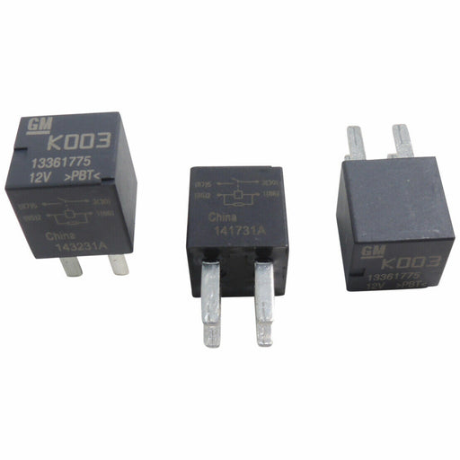 New OEM GM Relays 3-Pack Multi-Function 4-Pin Relay 19116962 D1777C 13361775-1