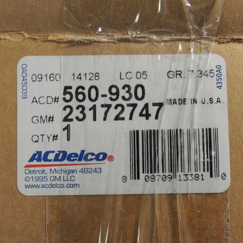 ACDelco GM Original Equipment Shock Absorber LH Rear 14-16 Cadillac CTS 560-930-6