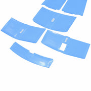 New OEM GM Rally Stripe Kit White L&R Hood Decklid with D80 Spoiler Option-2